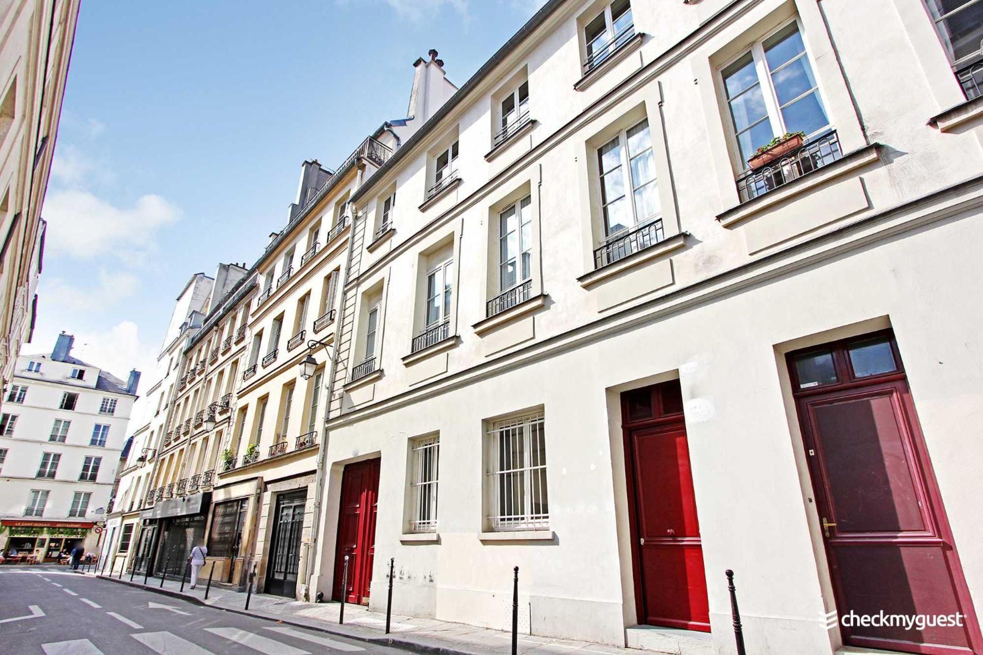 Authentic Apartment - 2Br-6P - Le Marais Paris Exterior foto